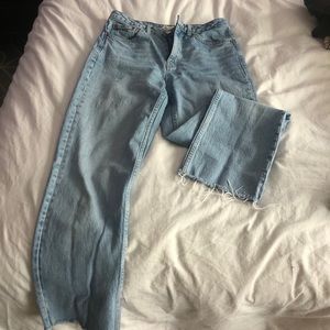 Perfect straight high waisted jeans